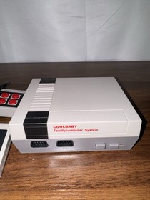 Coolbaby Family Computer System Video Game Console W/ Two Controllers Untested
