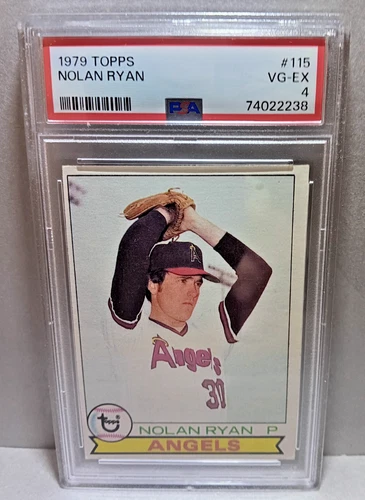 1979 Topps Nolan Ryan #115 PSA 4 (VG-EX) Graded HOF - California Angels