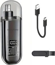 Compact Water Resistant Nose Eyebrow Trimmer  Ear Hair Remover