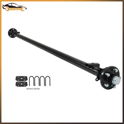 Trailer Axle W/ U-Bolt Kit 5x4.5 Bolt Pattern 85'' HF 70'' Spring Center 3500lb