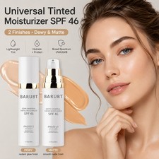 With SPF46 Sunscreen Face Moisturizer 50ml Skin Care Tinted