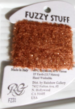 Rainbow Gallery Needlepoint Thread  FUZZY STUFF  FZ31 - Dark Golden Brown