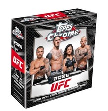 2026 TOPPS UFC CHROME MEGA BOX 20 BOX CASE BLOWOUT CARDS