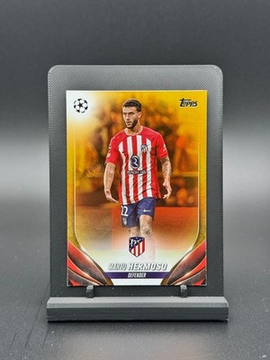 2023-24 Topps UEFA Club Competitions Mario Hermoso #106 Gold /50 Atletico