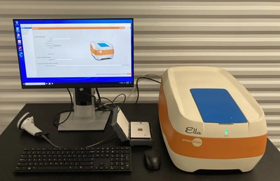 ProteinSimple Ella Immunoassay System w/ PC, Software Verification Cartridge