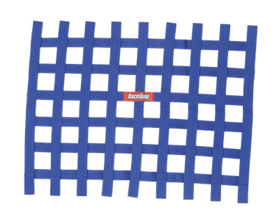 RaceQuip  721025RQP Window Net 1 in Webbing - 18 x 24 in Rectangle - Blue