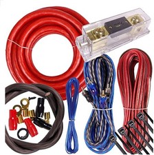 Complete 4000W Gravity 0 Gauge Amplifier Installation Wiring Kit Amp Pk3 0 Ga...