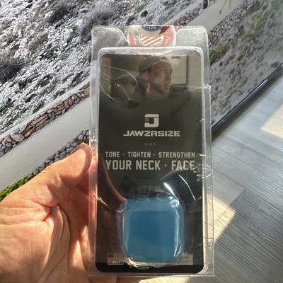 Jawzrsize Jaw Face Neck Exerciser - Define Your Jawline Blue