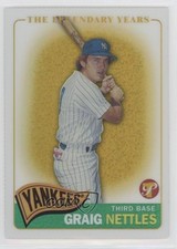 2005 Topps Pristine Legends Gold Die-Cut Refractor 27/65 Graig Nettles #59 k4s
