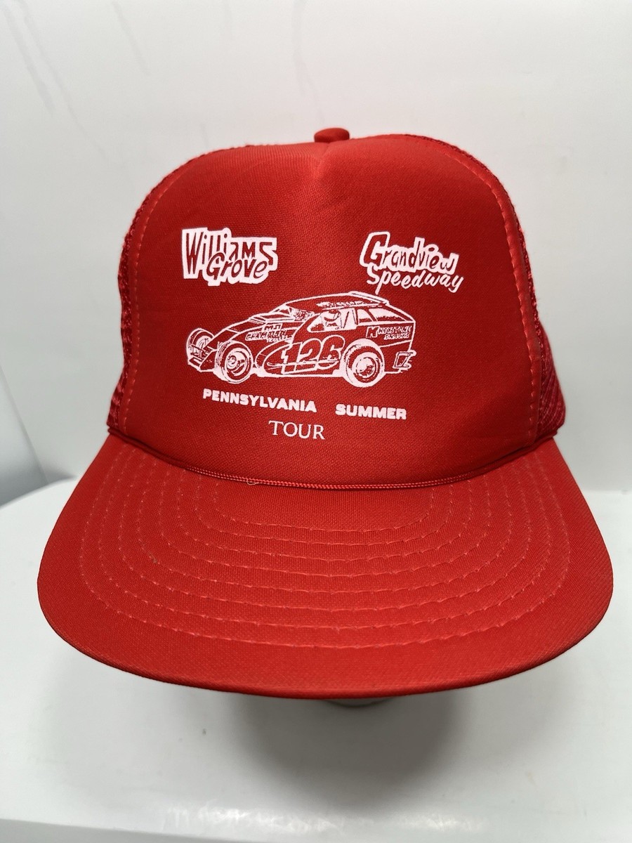 Williams Grove Grand View Speedway Trucker Hat Vintage