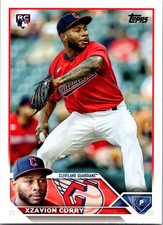 Xzavion Curry RC - 2023 Topps Baseball Cleveland Guardians #513