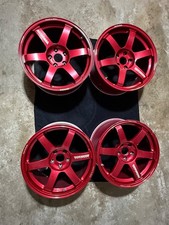 Volk Racing TE37 SAGA Hyper Red 5X114.3 (18X9.5 +38)