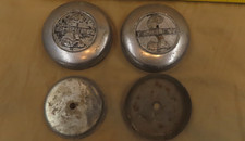 2 Vintage Shelby Cobra Wheel Center Caps Ford Mustang Chrome Cragar Ss Style