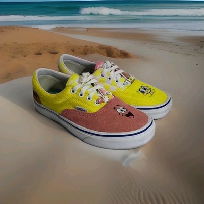 Vans Era SpongeBob SquarePants Mens Size 4.5 / Women's 6 Sneakers  Best Buds  