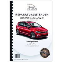 VW Golf 7 Sportsvan (17-20) 5 Gang Schaltgetriebe 0A4 Kupplung Reparaturhandbuch