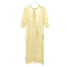 GANNI mohair Knit Dress Cream-colored M Used MESC-0