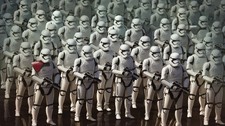 Star Wars wars the force awakens stormtrooper Custom Gaming Mat Desk 2366