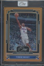 2024-25 Panini One and One Basketball Tyrese Maxey #18 Orange /49