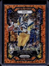 2023 Panini Prizm Eric Dickerson Orange Disco #168 Rams