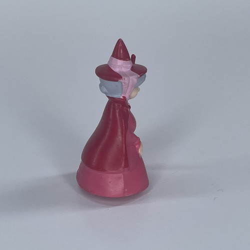 Disney Fee Gottmutter Miniatur Figur rosa 1 3/4" Flora - Bild 4 von 4