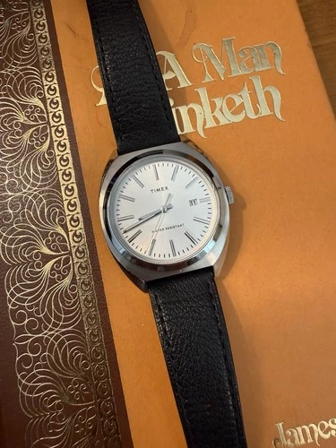 Timex Milano XL TW2U15900 38mm Quartz Watch Dress Cushion Case Vintage Style