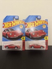 Hot Wheels Ferrari Dino 206 GT 1:64 Diecast Car Red Unopened 2026 Lot of 2