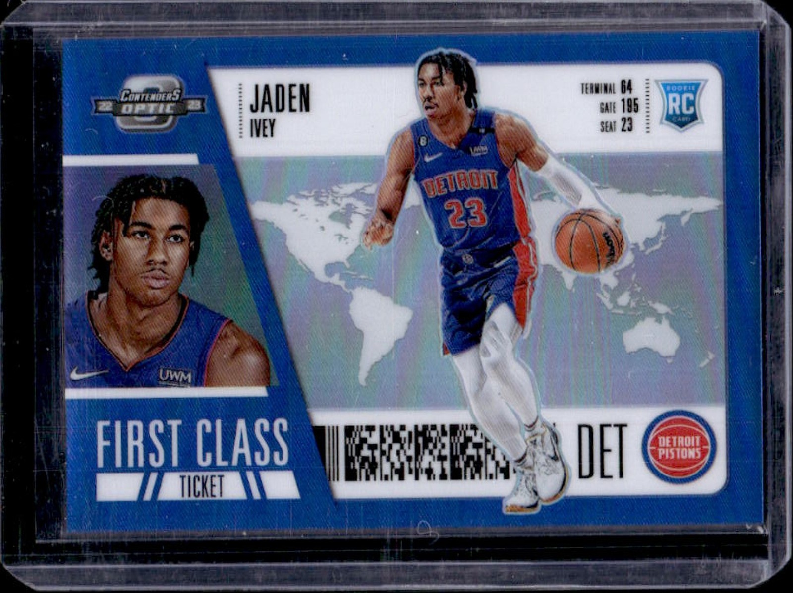 2022-23 Contenders Optic Jaden Ivey First Class Ticket RC #2 Pistons