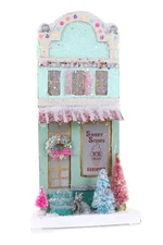 Cody Foster Mint Green Sweet Scoop Ice Cream Shoppe Christmas Village Shop