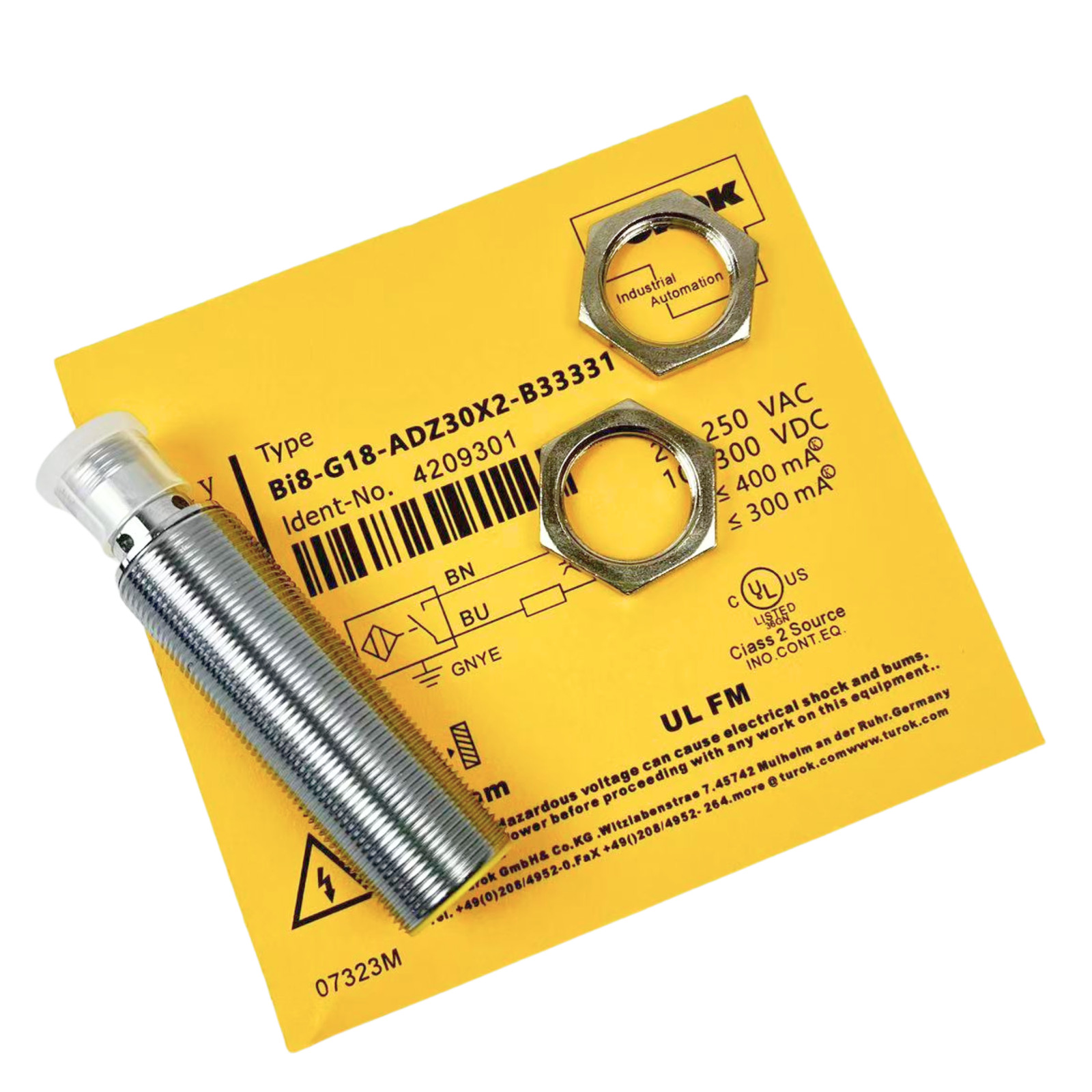 Inductive Proximity Switch Sensor For TURCK BI8-G18-ADZ30X2-B3331 US Stock NEW