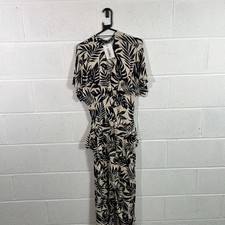 Roman Women's Maxi Dress Black Floral Pattern Size 20 / Size 20 / Long / Wo...
