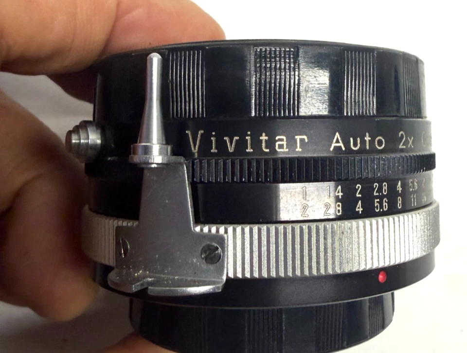Vintage  Nikon F Mount Vivitar Auto 2x Custom Tele-Converter Model 2X-3 - Image 2 of 4