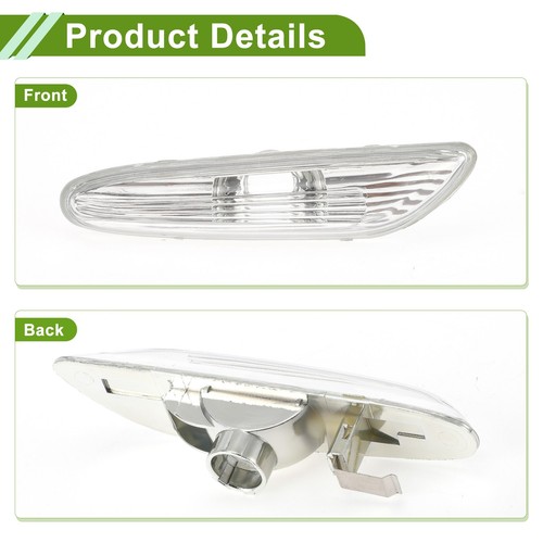 1 Pc Car Right Side Marker Light Cover for BMW 3Series E90 2006-2010 63137253325 - Picture 7 of 8