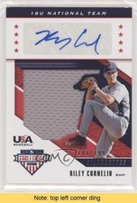 2019 USA Baseball Stars & Stripes Jerseys 148/199 Riley Cornelio Auto READ 0f8