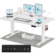 Stehpult Elektrisch Computertisch Höhenverstellbar Pult H72-118 USB 120x60cm