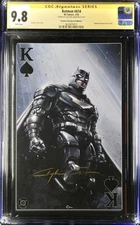 Batman 614 CGC 9.8 SS Signed Clayton Crain SDCC 2025 King Of Spades Ltd 450 CoA