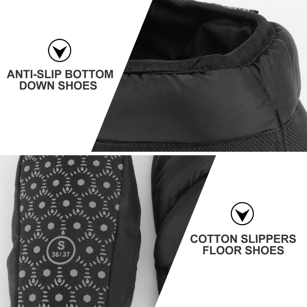 APL 1 paio di pantofole calde da interno per tubi posteriori domestici invernali