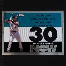 Hanley Ramirez 2007 Topps Chrome Generation Now #GN328 Florida Marlins ⚾Baseball