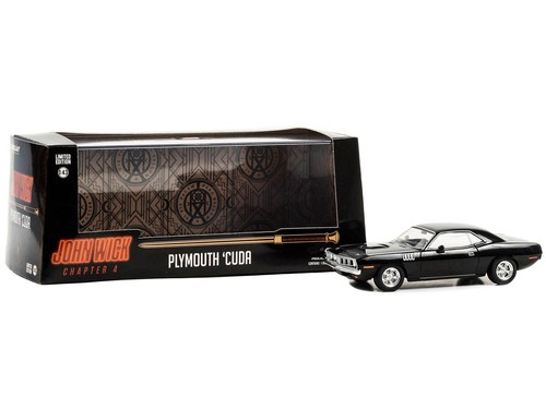 1971 Plymouth Barracuda Black "John Wick: Chapter 4" (2023) Film "Hollywood" Se - Bild 1 von 2