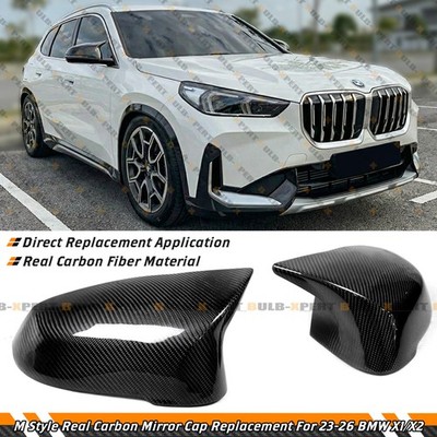 For 2023-26 BMW X1 U11 X2 U10 M Style Real Carbon Fiber Mirror