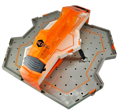 Hexbug Nano Hive Habitat Arena Carry Case Playset Gray and Orange No Extras