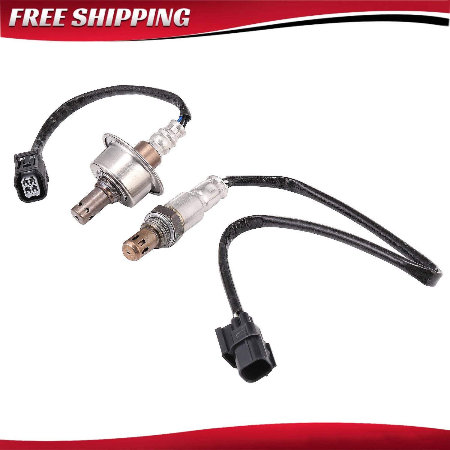 2Pcs Front+Rear Oxygen Sensor For 2006-2011 Honda Civic 1.8L 234-9124 234-4350