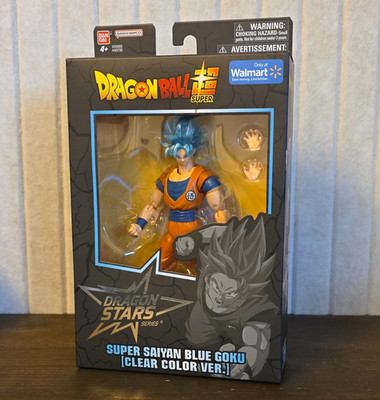 Dragon Ball Stars Super Saiyan Blue Clear Color Version Walmart Exclusiv Sealed