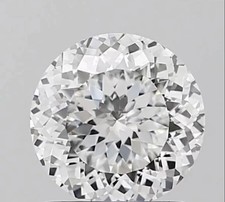 Lab Grown CVD Diamond 5.00 mm Portuguese Cut Round D Color, IF Certified