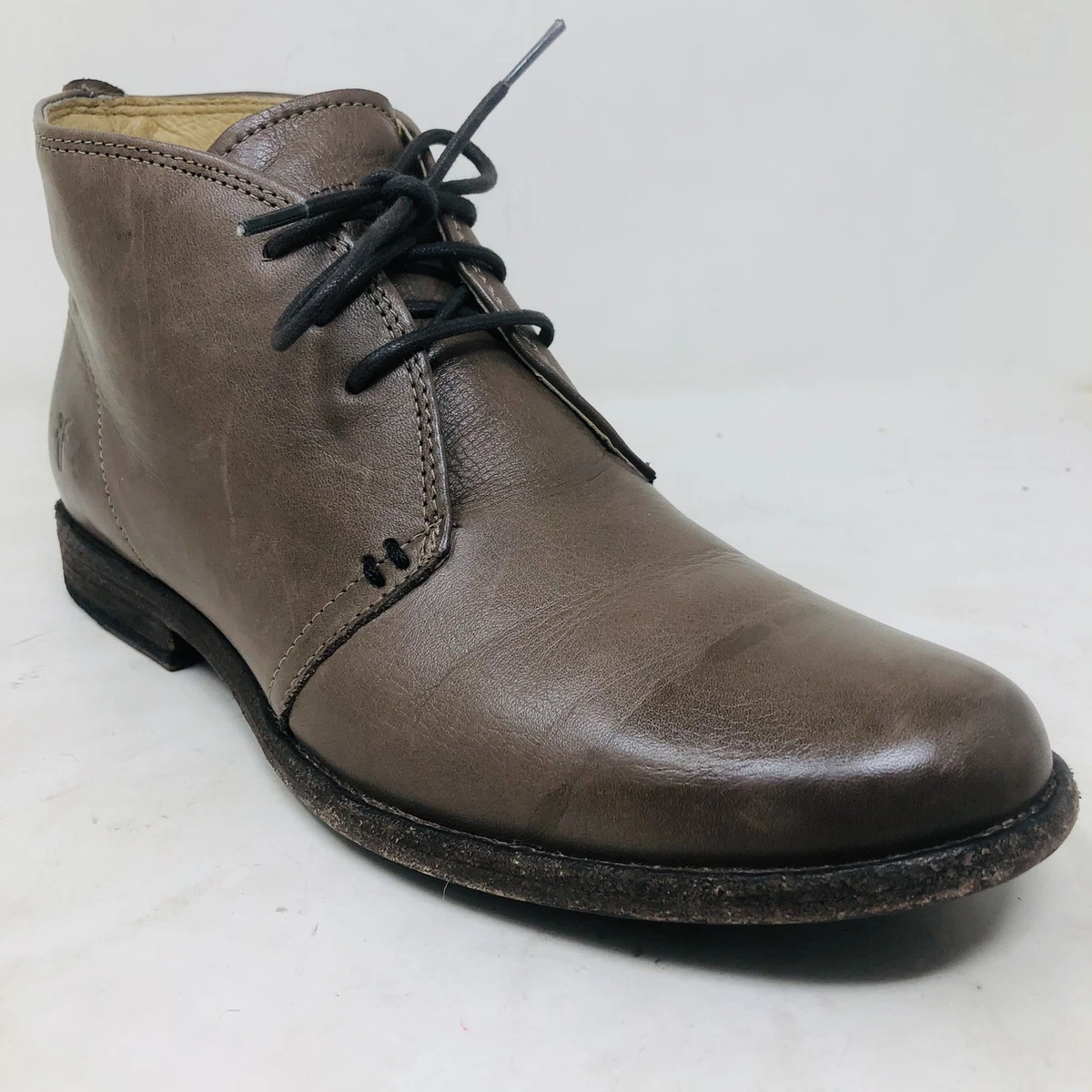 Men\'s FRYE Gray Suede Lace-Up Shoes SZ 9.5 Frye Gray Men main image 3