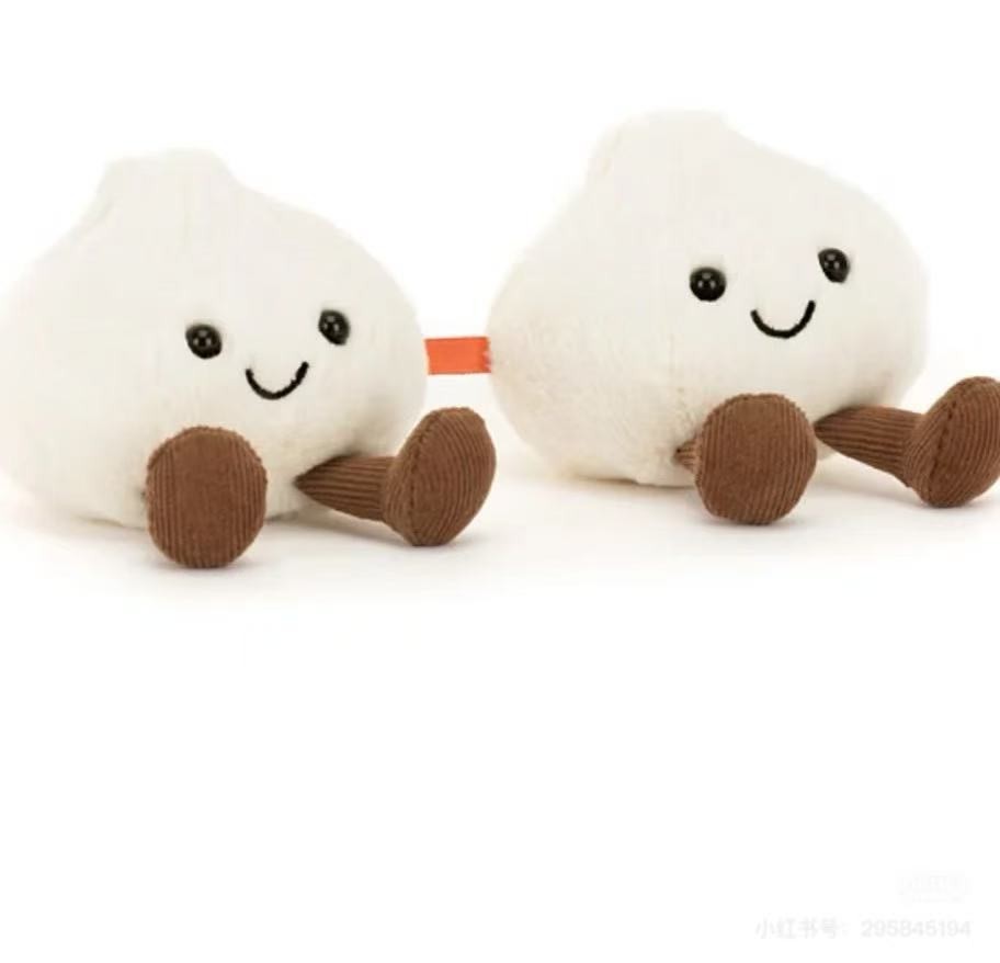 Steamed Bun Plush - Dimsum Stuffed Decor,