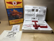 Wings Of Texaco 1929 Curtiss Robin Airplane Aircraft Die-Cast Toy Bank ERTL NEW