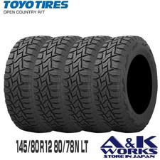 Toyo Tires Open Country Rt 14580r12 Set Of 4 Japan Kei-truck Mud Snow Offroad