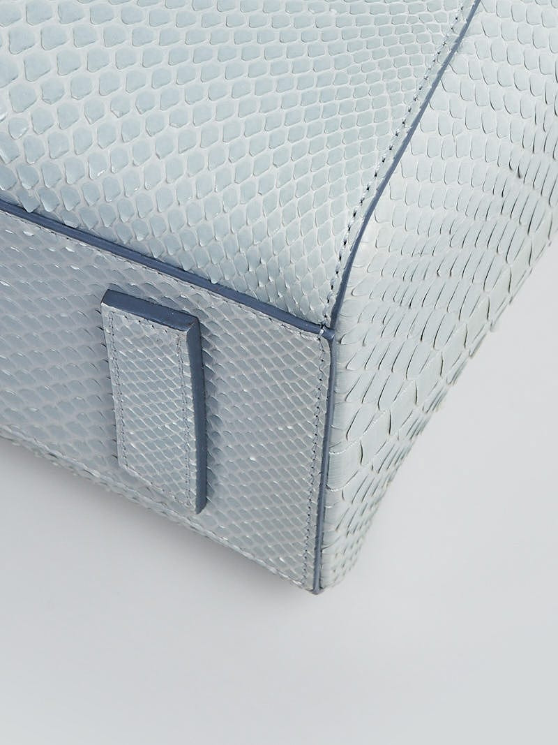 Givenchy Blue Clair Python Leather Small Antigona… - image 4