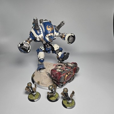 Stormwall Colossal. & Lightning Pods [x1] Cygnar [Warmachine] Painted