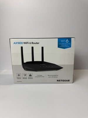 NETGEAR AX1800 1000 Mbps Wireless Router 4 Stream Wifi 6 (RAX10)